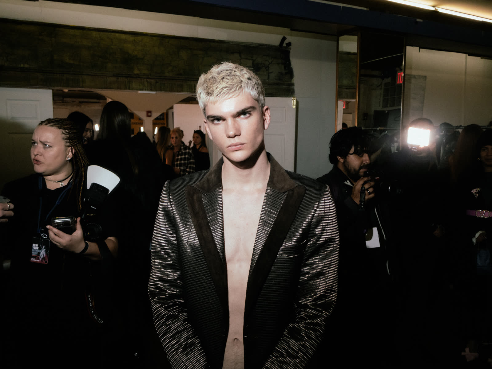 Editorial portrait, Art Hearts NYFW
