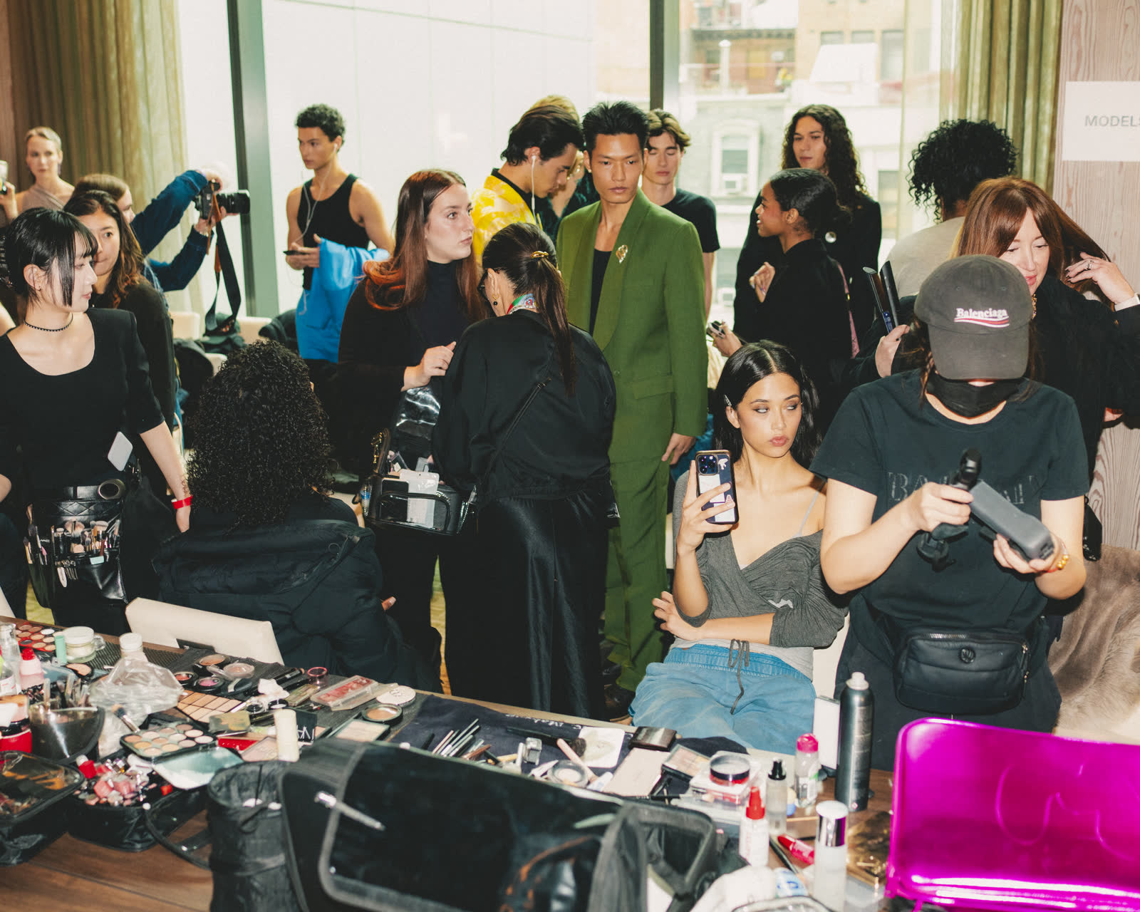 Backstage energy, NYFW