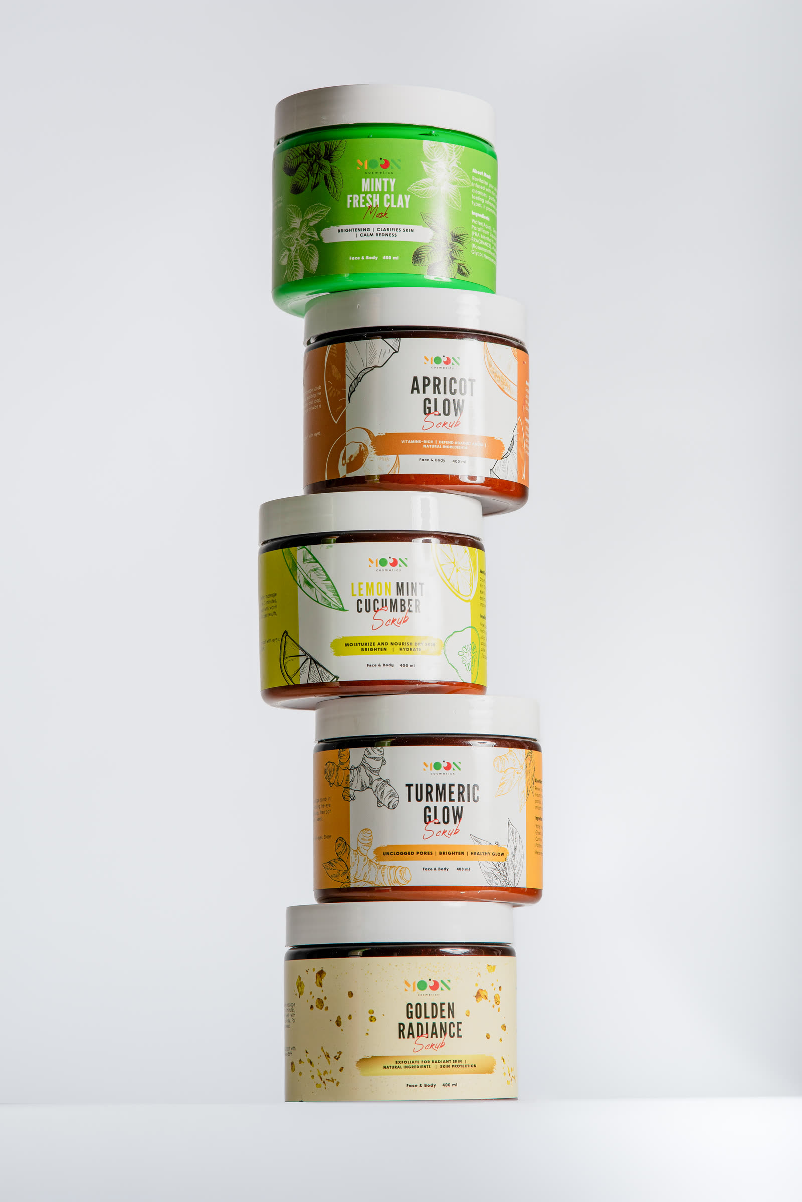 Moon Cosmetics, the range